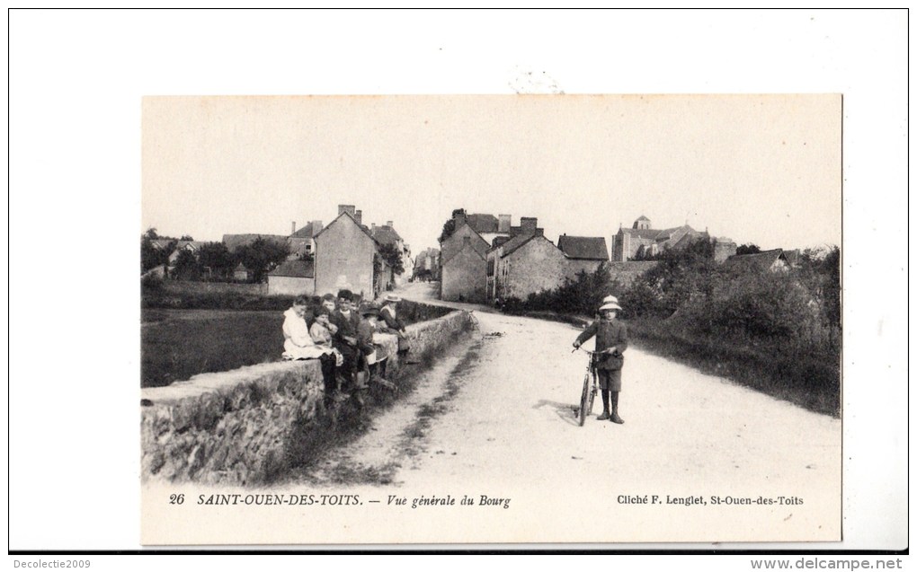 BF12149 Saint Ouen Des Toits Vue Generale Du Bourg  France Front/back Image - Saint Ouen