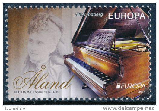 ALAND/Alandinseln EUROPA 2014 "National Music Instruments" 1v** - 2014