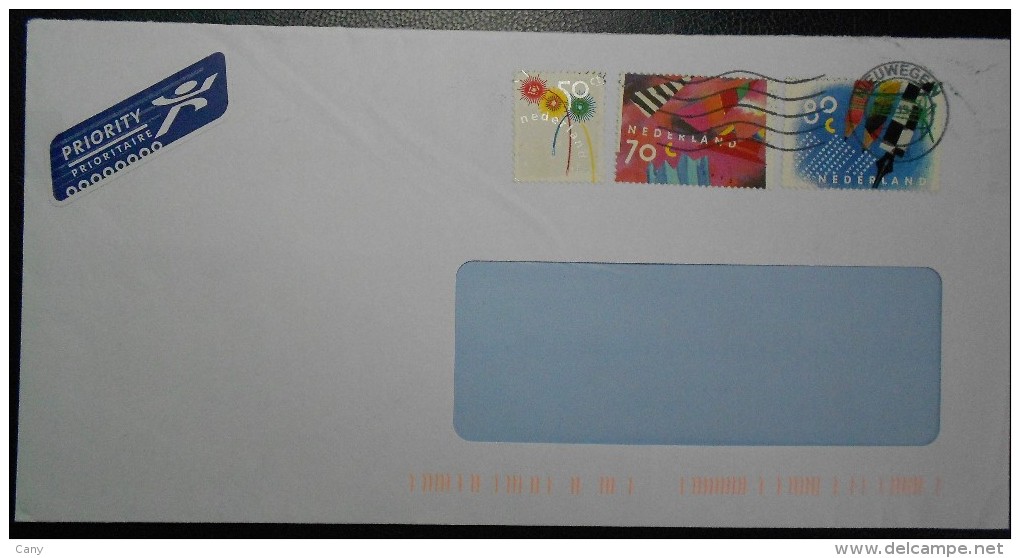 PAYS-BAS - Timbres N° YT 1326 (88), 1431 (93) Et 1452 (93) Sur Enveloppe Du 17/01/2013 - Covers & Documents