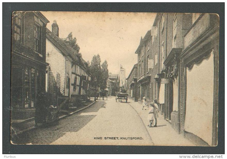 KING STREET ,  KNUTSFORD , OLD POSTCARD ,O - Other & Unclassified