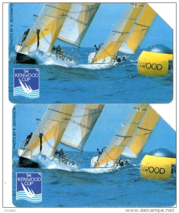 USATE-   SIP- 363/64.-COPPIA KENWOOD CUP 94- 2 SCHEDE-COME DA FOTO - Pubbliche Figurate Ordinarie