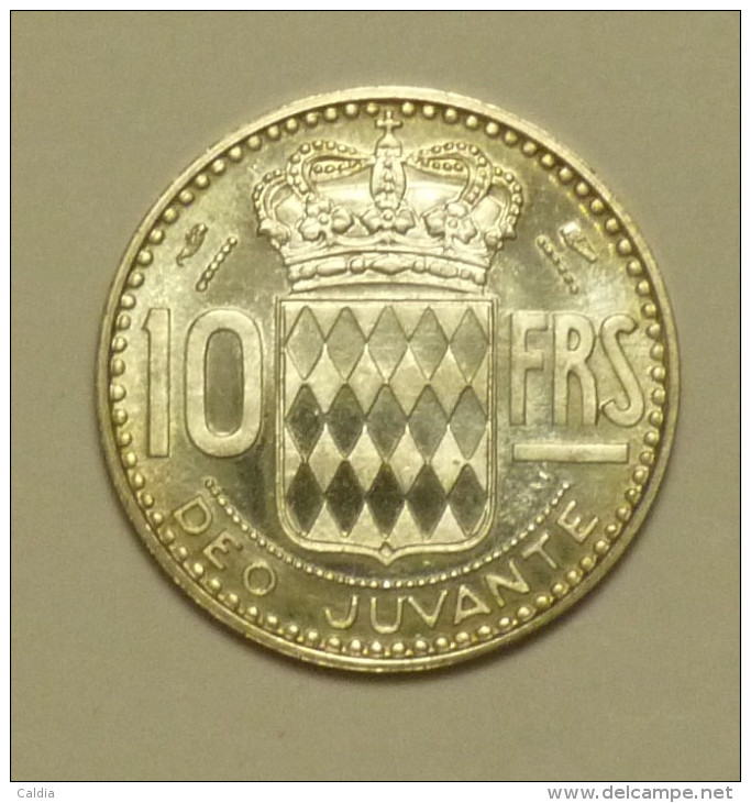 Monaco ESSAI ARGENT / Silver 10 Francs 1950 - Uncirculated