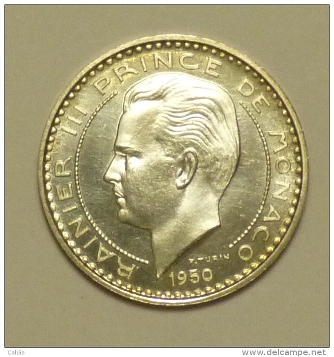 Monaco ESSAI ARGENT / Silver 10 Francs 1950 - Uncirculated