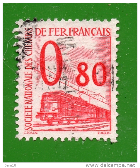 FRANCE COLIS POSTAUX N° 39 (o) (YT) 80c. ROUGE VALEUR 4,50 EUROS - Usados