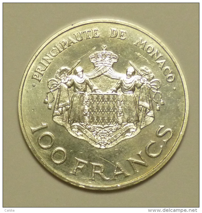 Monaco 100 Francs 1982 Argent / Silver - 1960-2001 Neue Francs
