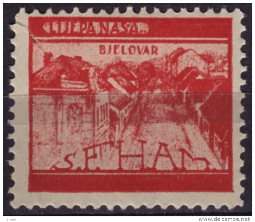 Croatia, Yugoslavia / BJELOVAR - 1930´s - Croatian Student Charity Stamp - Label / Cinderella MNH - Croatia