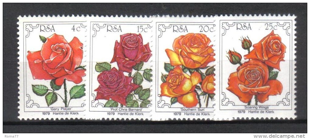 W199 - AFRICA DEL SUD , Serie N. 467/470  ***  Rose - Neufs