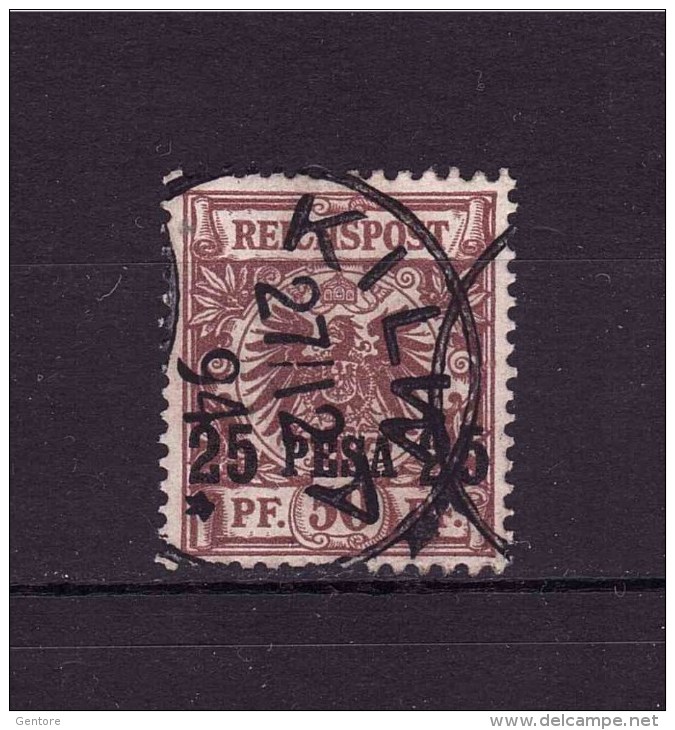 GERMAN EAST AFRICA 1893 Empire Stamp Overprinted  Michel Cat N° 5  Very Fine Used (one Short Teeth) - German East Africa