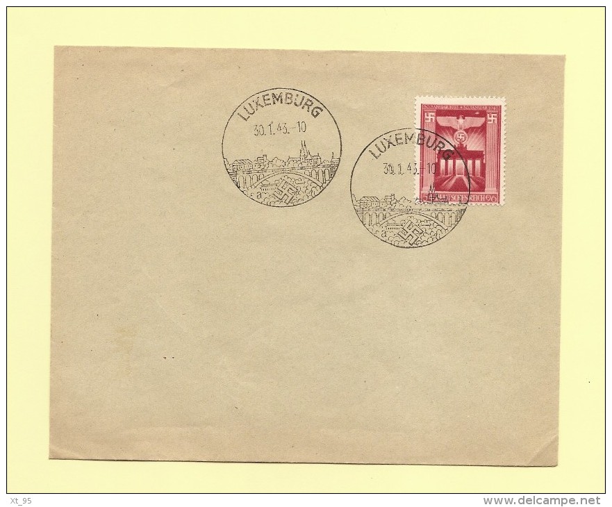 Luxembourg - Occupation - Timbre Allemand N°761 - 30-1-1943 - Occupazione