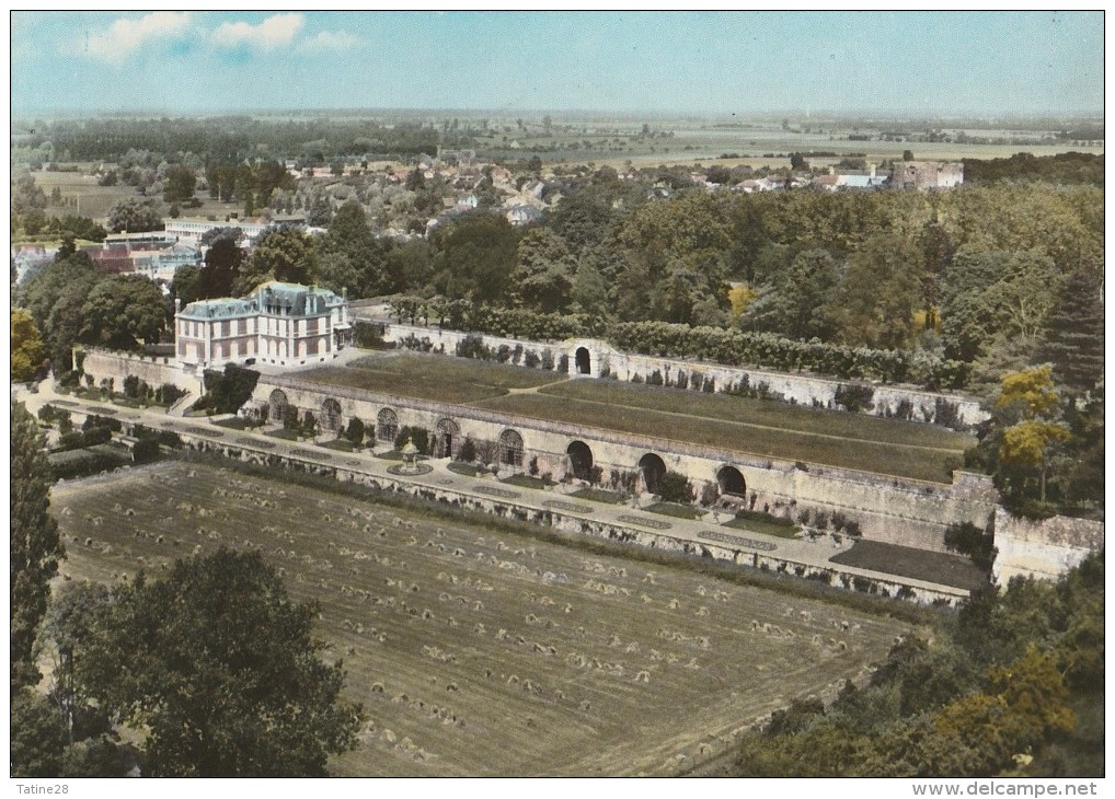 CHATILLON COLIGNY LE CHATEAU EN AVION AU DESSUS DE... - Chatillon Coligny