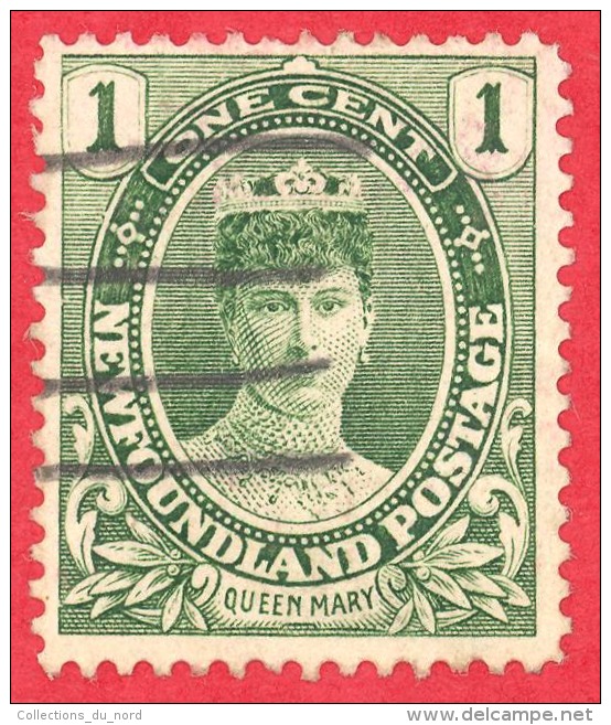 Newfoundland # 104 - 1 Cent - O - Dated 1911 - Queen Mary /  Reine Mary - 1908-1947