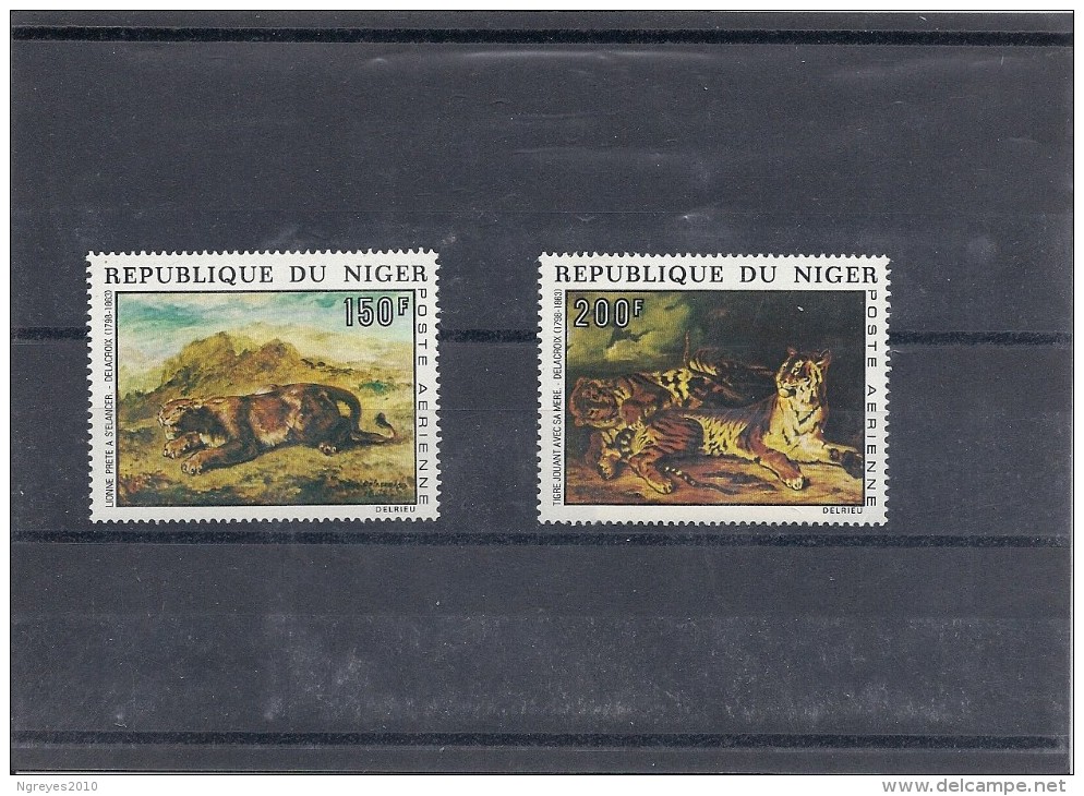 140012503  NIGER  YVERT   AEREO  Nº  215/6  **/MNH - Niger (1960-...)