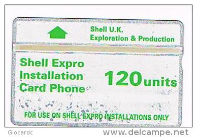 GRAN BRETAGNA (UNITED KINGDOM) - OIL RIGS L&G - SHELL EXPRO: USE ON SHELL EXPRO INSTALLATIONS (CODE 232D)-USED-RIF-6987 - Erdöl