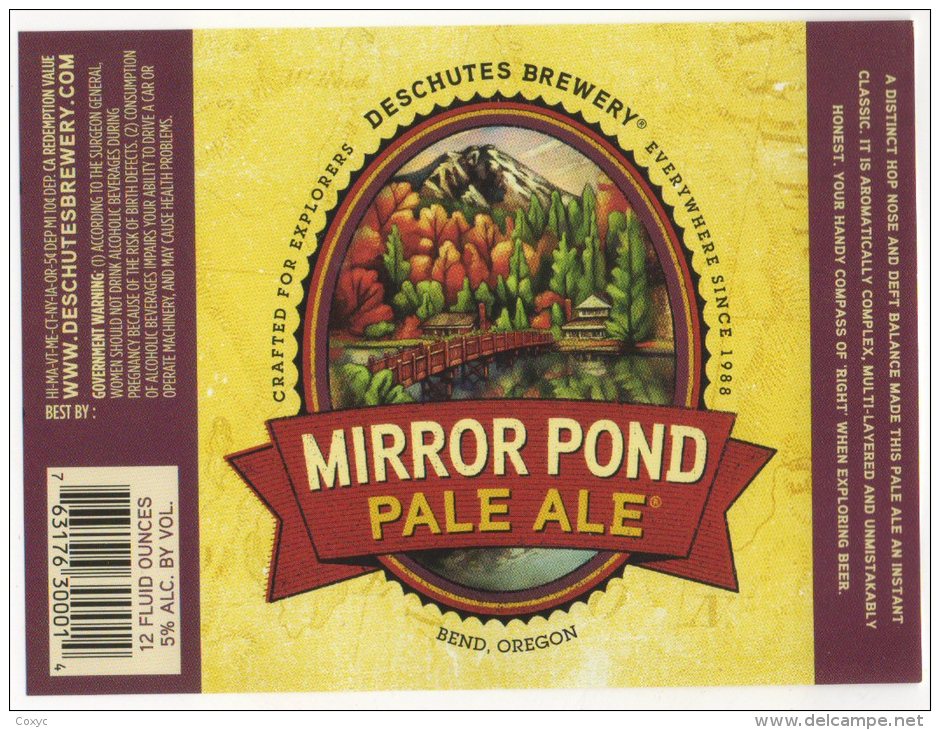 Deschutes - Mirror Pond Pale Ale (USA) - Birra