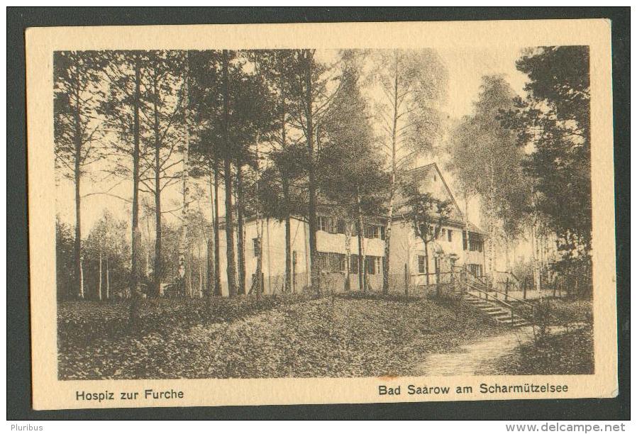 BAD SAAROW AM SCHARMÜTZELSEE   HOSPIZ ZUR FURCHE  , OLD POSTCARD, 0 - Bad Saarow