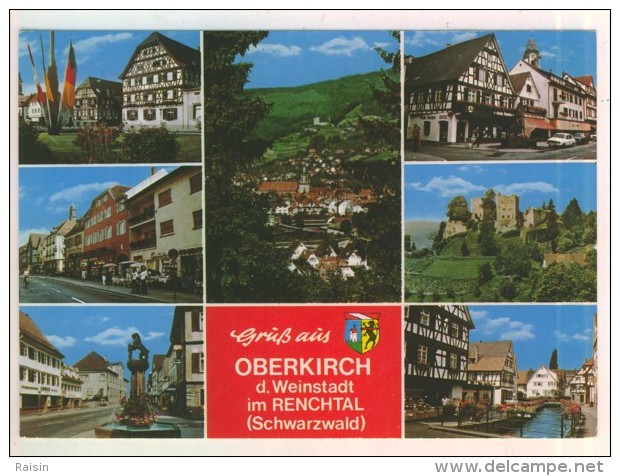 Allemagne Oberkirch  Im Renchtal (Schwarzwald)  Gruss Aus    Multi Vues   état Moyen - Oberkirch