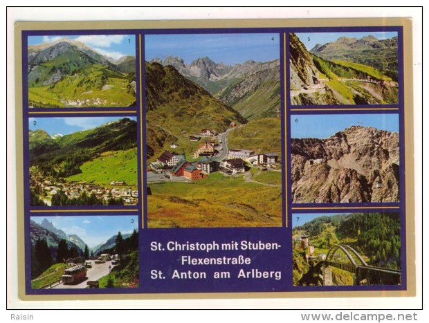 Autriche St.Christoph Mit Stuben- Flexenstrasse  St Anton Am Arlberg  Multi Vues  état Moyen - St. Anton Am Arlberg