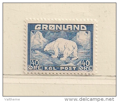 GROENLAND  ( EUGRO - 5 )  1938  N° YVERT ET TELLIER  N° 8     N** - Unused Stamps