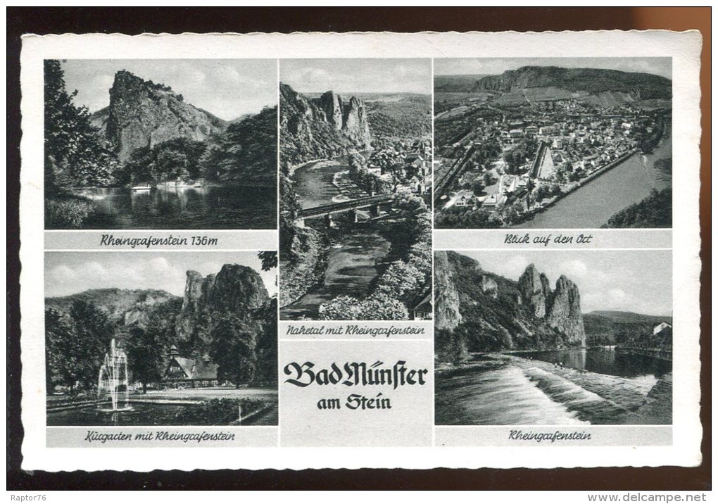 CPM Non écrite Allemagne Bad MUNSTER Am Stein Multi Vues - Bad Muenster A. Stein - Ebernburg