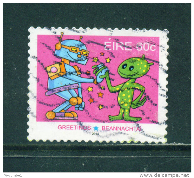 IRELAND  -  2014  Greetings  60c  Used As Scan - Used Stamps