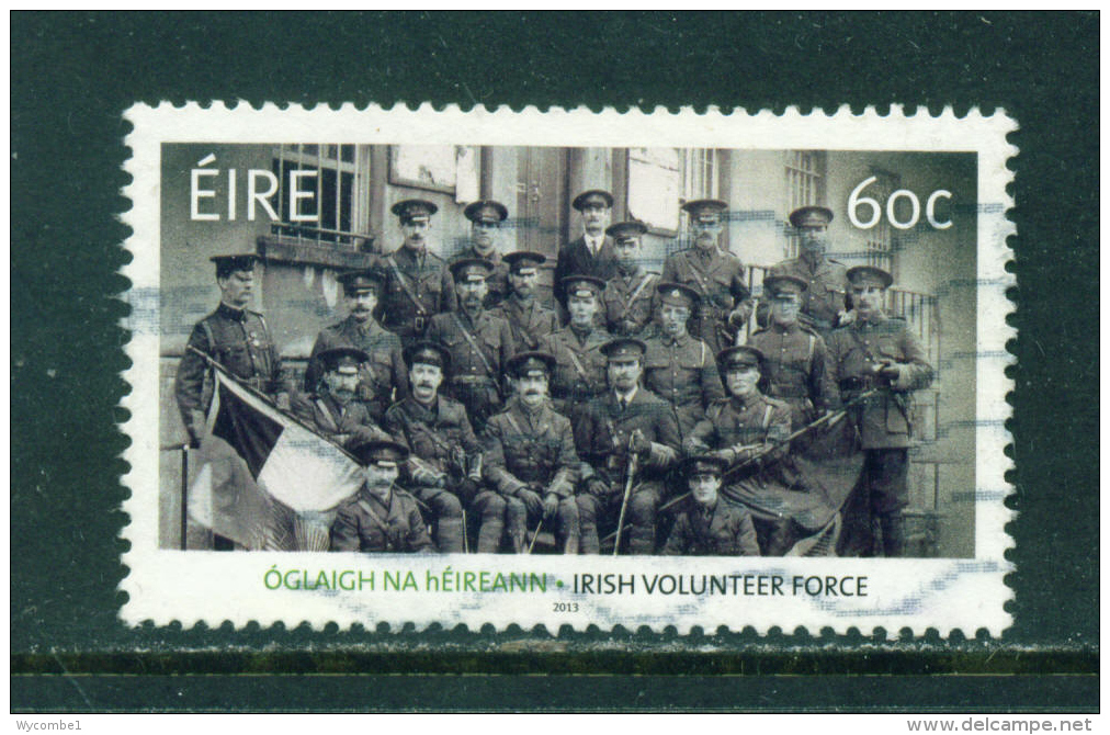 IRELAND  -  2013  Irish Volunteer Force  60c  Used As Scan - Used Stamps