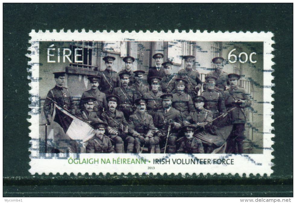 IRELAND  -  2013  Irish Volunteer Force  60c  Used As Scan - Used Stamps