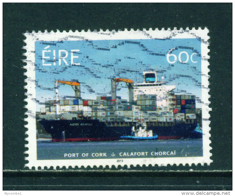 IRELAND  -  2013  Port Of Cork  60c  Used As Scan - Used Stamps