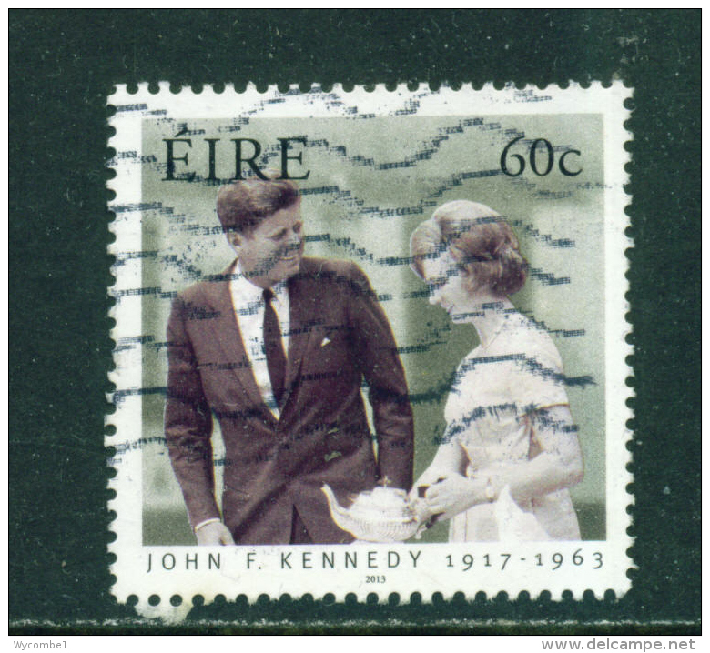 IRELAND  -  2013  John F Kennedy  60c  Used As Scan - Used Stamps