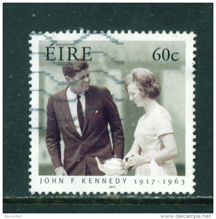 IRELAND  -  2013  John F Kennedy  60c  Used As Scan - Usados