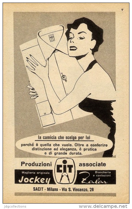 # CAMICIE CIT MILANO 1950s Advert Pubblicità Publicitè Reklame Shirts Chemises Camisetas Hemden - 1940-1970 ...