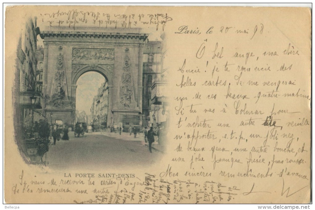 75 Paris Précurseur 1898 Porte Saint Denis - Autres & Non Classés