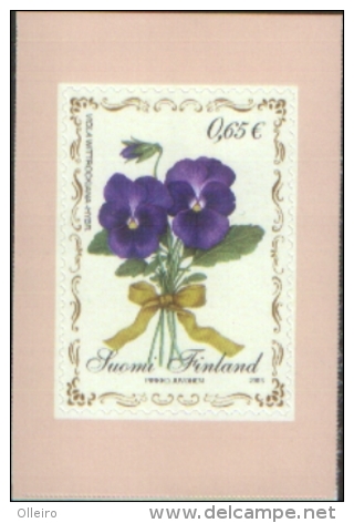 Finlandia Finland 2003 Flower Violet Self Adhesive Stamp - Fiori "Violette"1v ** MNH Complete Set - Neufs