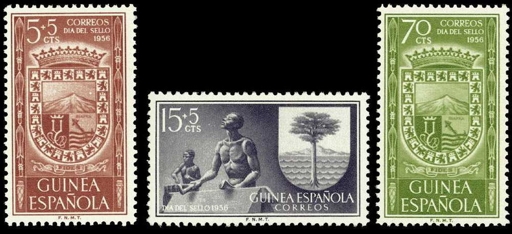 Guinea 362/64 ** Escudos. 1956 - Guinea Española