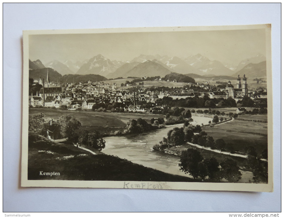 (4/5/51) AK "Kempten" Panorama Um 1929 - Kempten