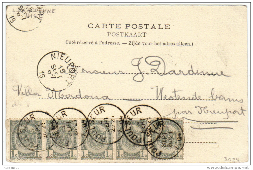 03034g CANTONNIER - CHEMIN Du SART - Poulseur - 1904 - Comblain-au-Pont