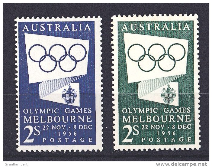 Australia 1954 Olympic Games Melbourne 1956 Set Of 2 MNH - - Mint Stamps