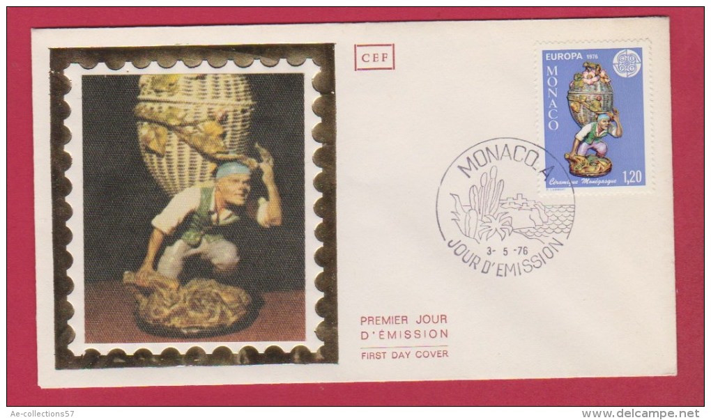 MONACO  //  ENV 1 ER JOUR   //   EUROPA //  3/5 /76 - FDC