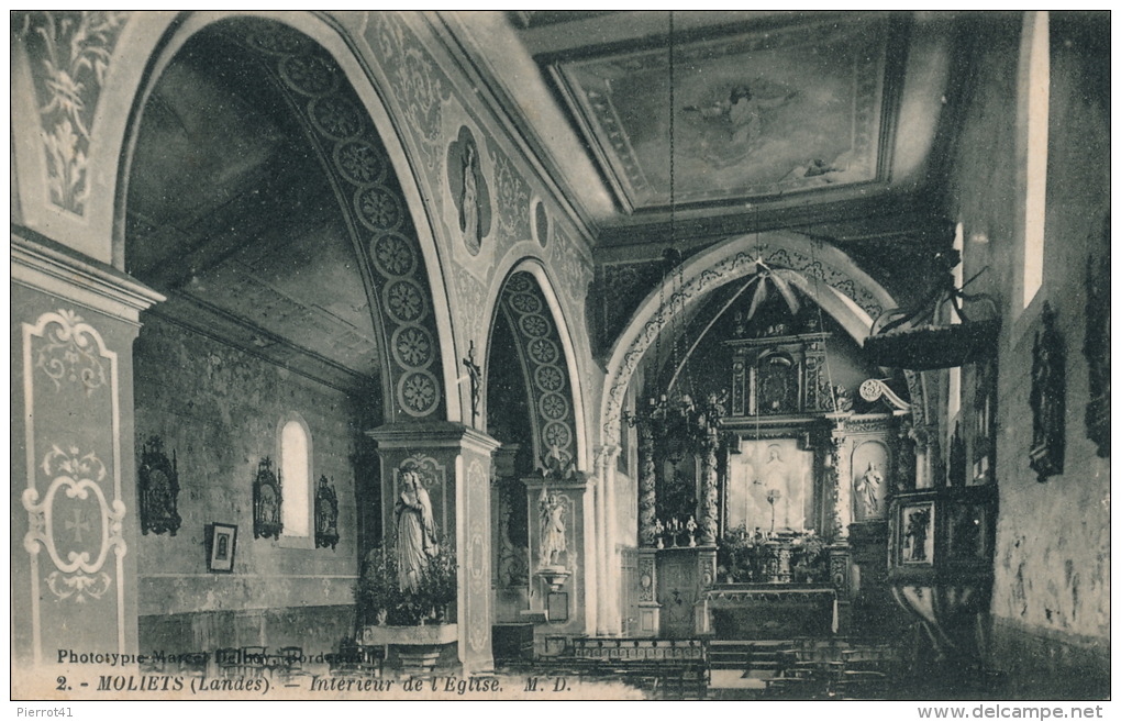 MOLIETS - Intérieur De L'Église - Villeneuve De Marsan