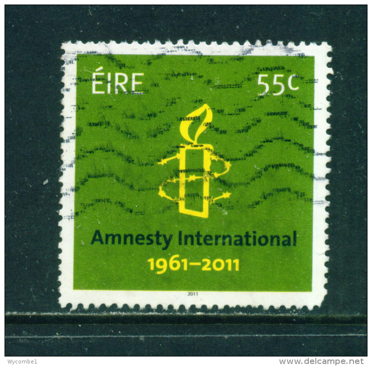 IRELAND  -  2011  Amnesty International  55c  Used As Scan - Usados