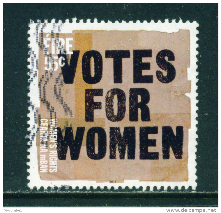 IRELAND  -  2011  Votes For Women  55c  Used As Scan - Oblitérés