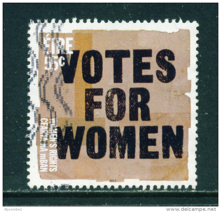 IRELAND  -  2011  Votes For Women  55c  Used As Scan - Usados