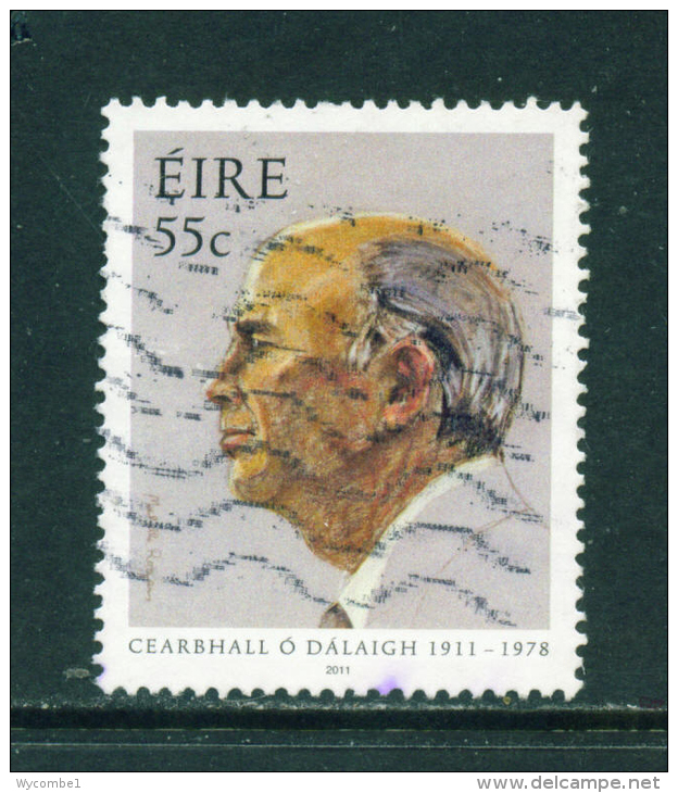 IRELAND  -  2011  Cearbhall O'Dalaigh  55c  Used As Scan - Usados