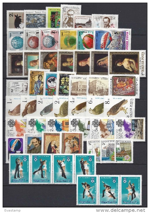 HUNGARY - 1983.Complete Year Set With Souvenir Sheets MNH!!!  79 EUR!!! - Sammlungen