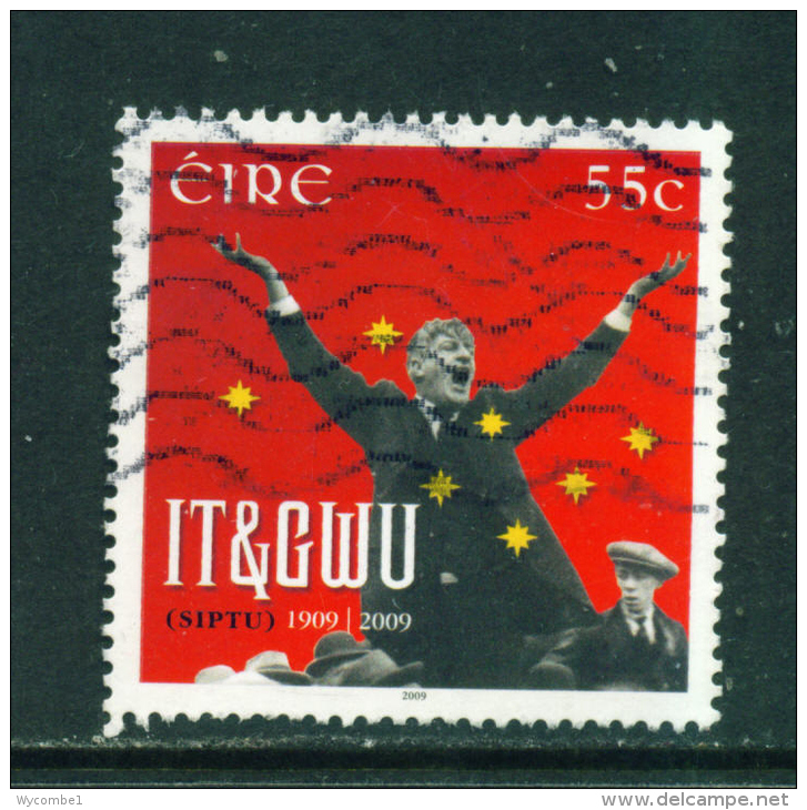 IRELAND  -  2009  Trade Union  55c  Used As Scan - Usati