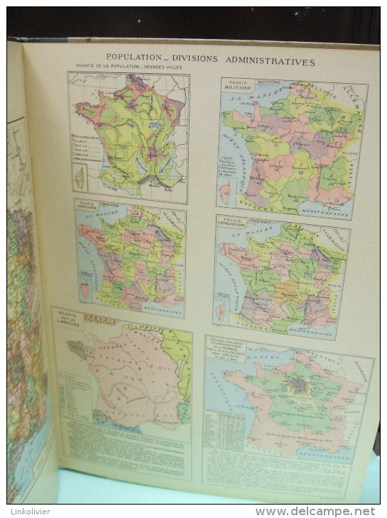 Les Régions Naturelles De La FRANCE, LES COLONIES : CARTES D´ETUDES - P. Kaeppelin - Librairie HATIER - Cartes/Atlas