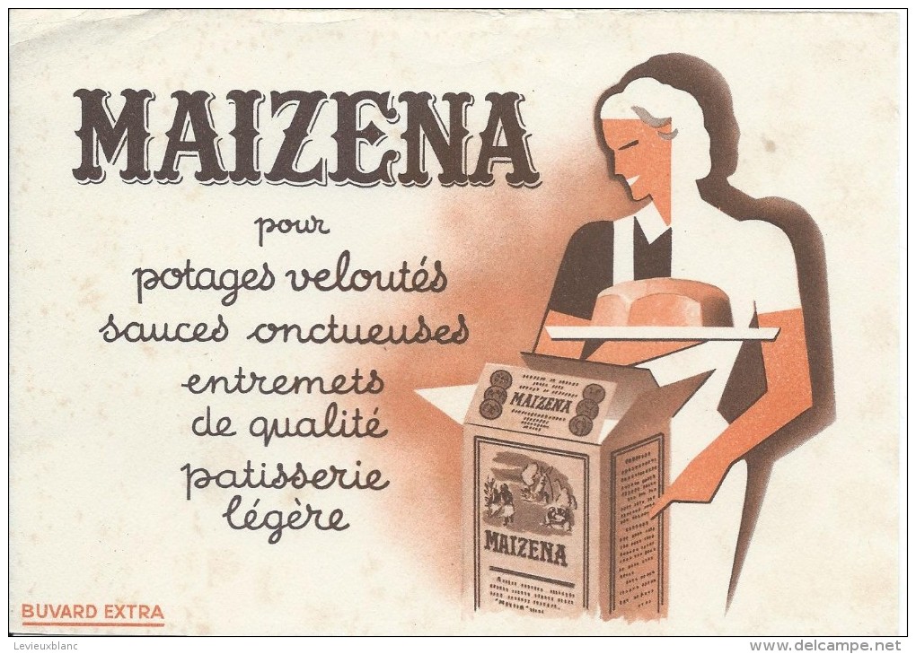 Maïzena/Pour Potages Veloutés  /Vers 1945-1955    BUV136 - Soups & Sauces