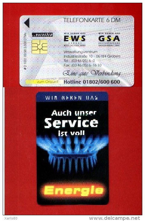 GERMANY: O-1001 09/98  "EWS - Erdgas Wir Geben Gas - Energie" Unused. (3.000ex) - O-Series: Kundenserie Vom Sammlerservice Ausgeschlossen