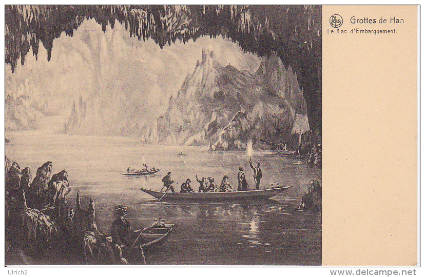 CPA Grottes De Han - La Lac D'Embarquement (4400) - Rochefort