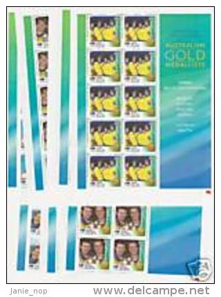 2000 Gold Medallists X 16 Sheetlets - Estate 2000: Sydney