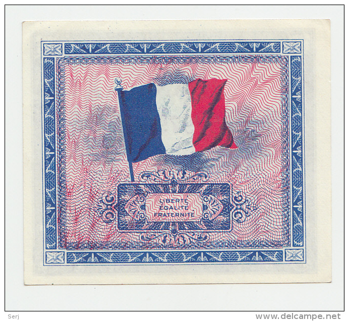 France 2 Francs 1944 AUNC P 114b 114 B - 1944 Drapeau/France